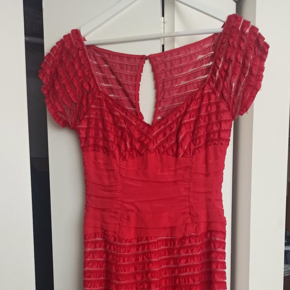 Vintage Nanette Lepore Red Cha-Cha Dress